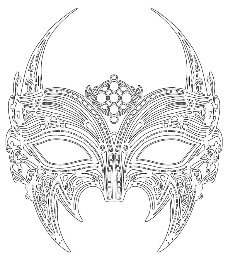 Topeng batu permata mewah