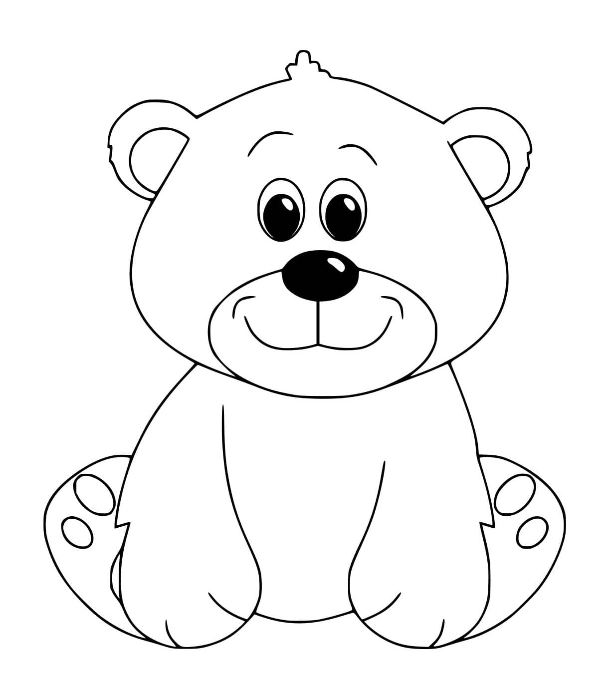 Beruang Duduk di Tanah