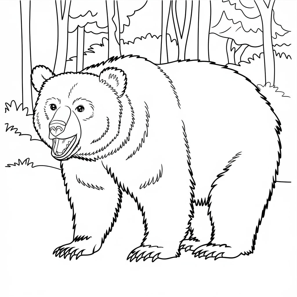 Beruang Hitam Realistis