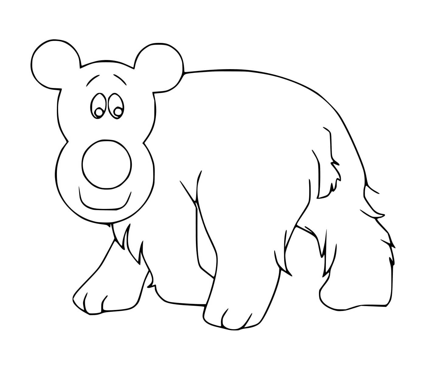 Beruang Lucu Berjalan