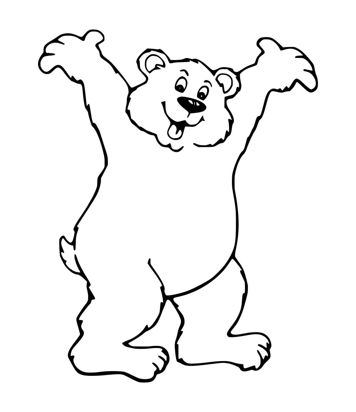 Beruang Rentangkan Lengan