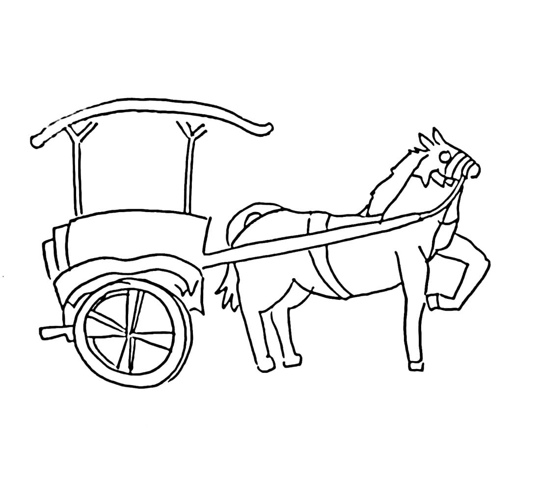 Delman gratis untuk anak-anak