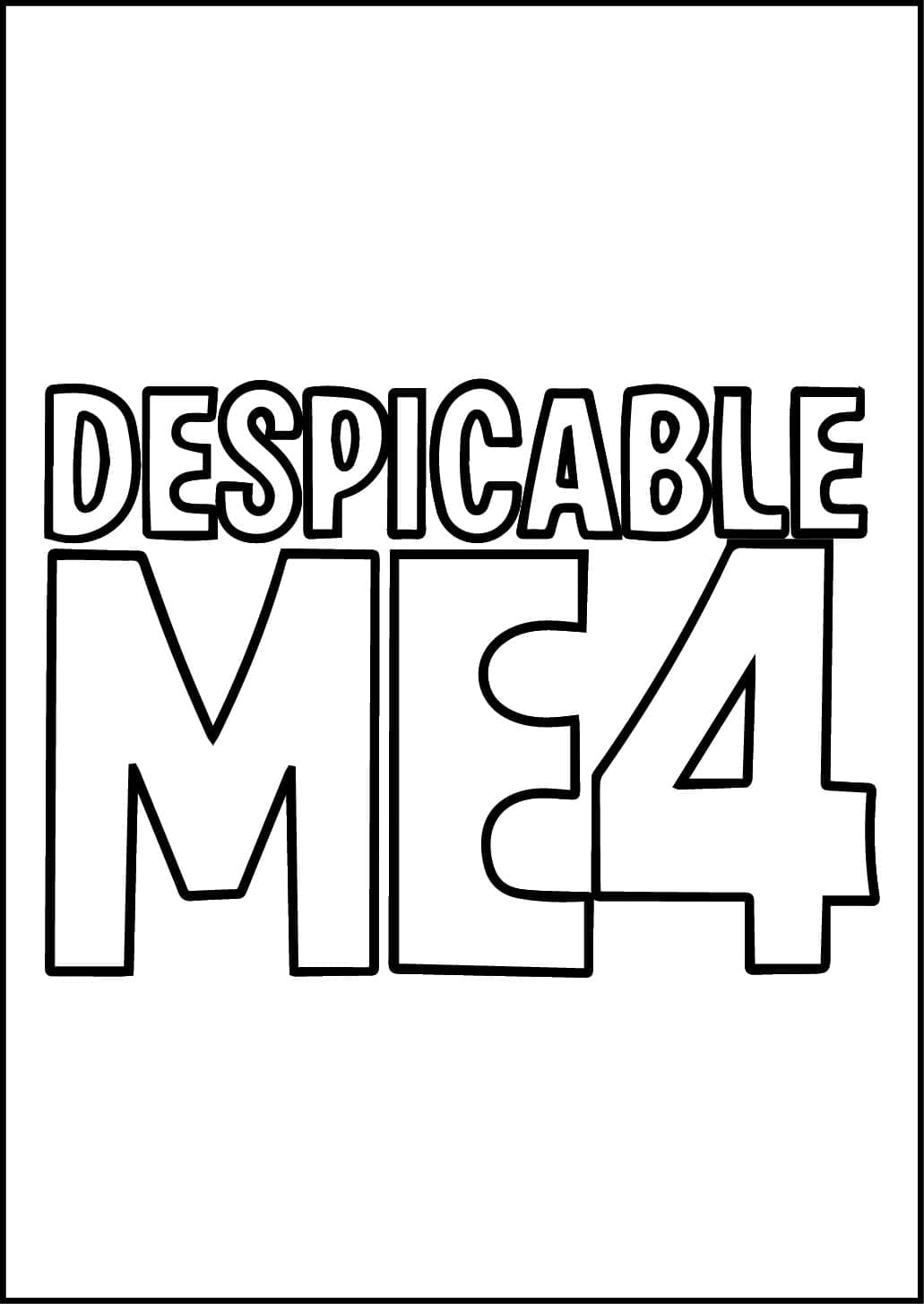 Despicable Me 4 Logo