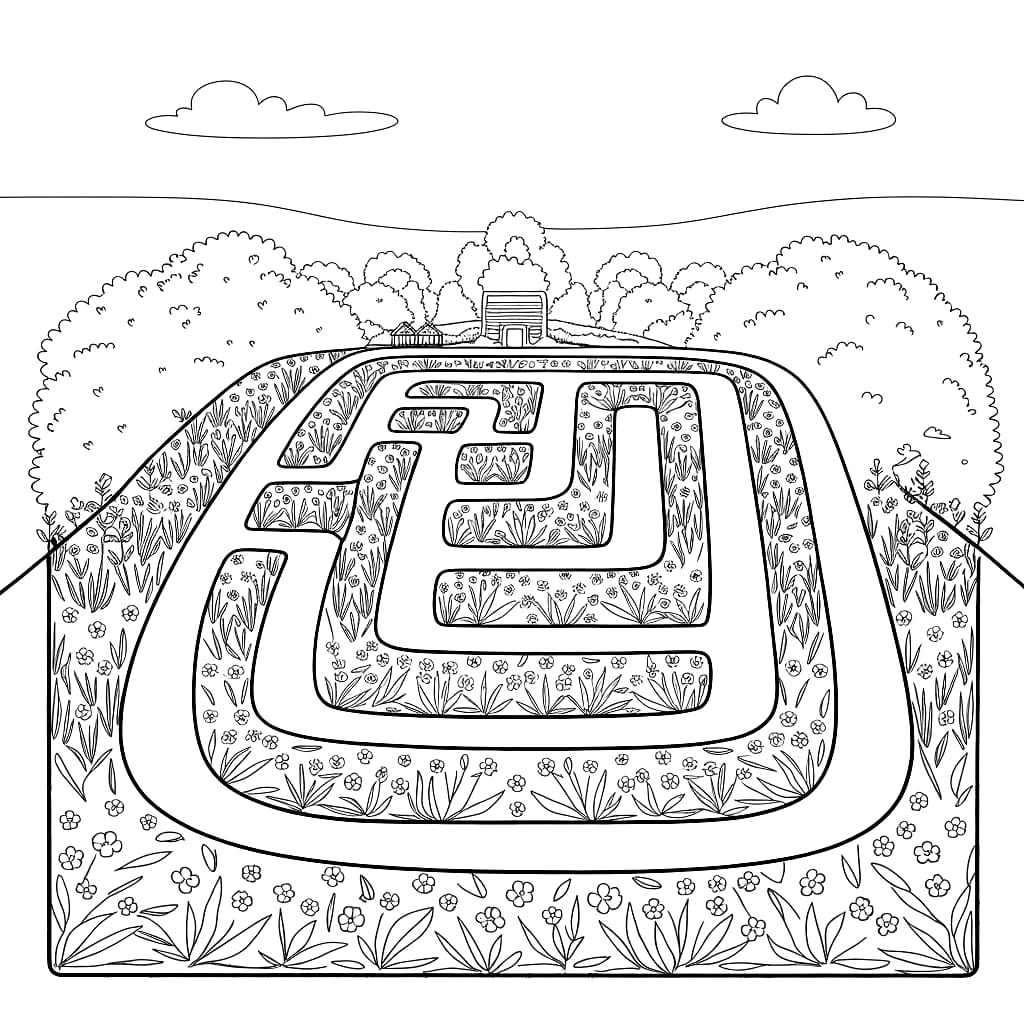 Jalan setapak di Taman Bunga gratis