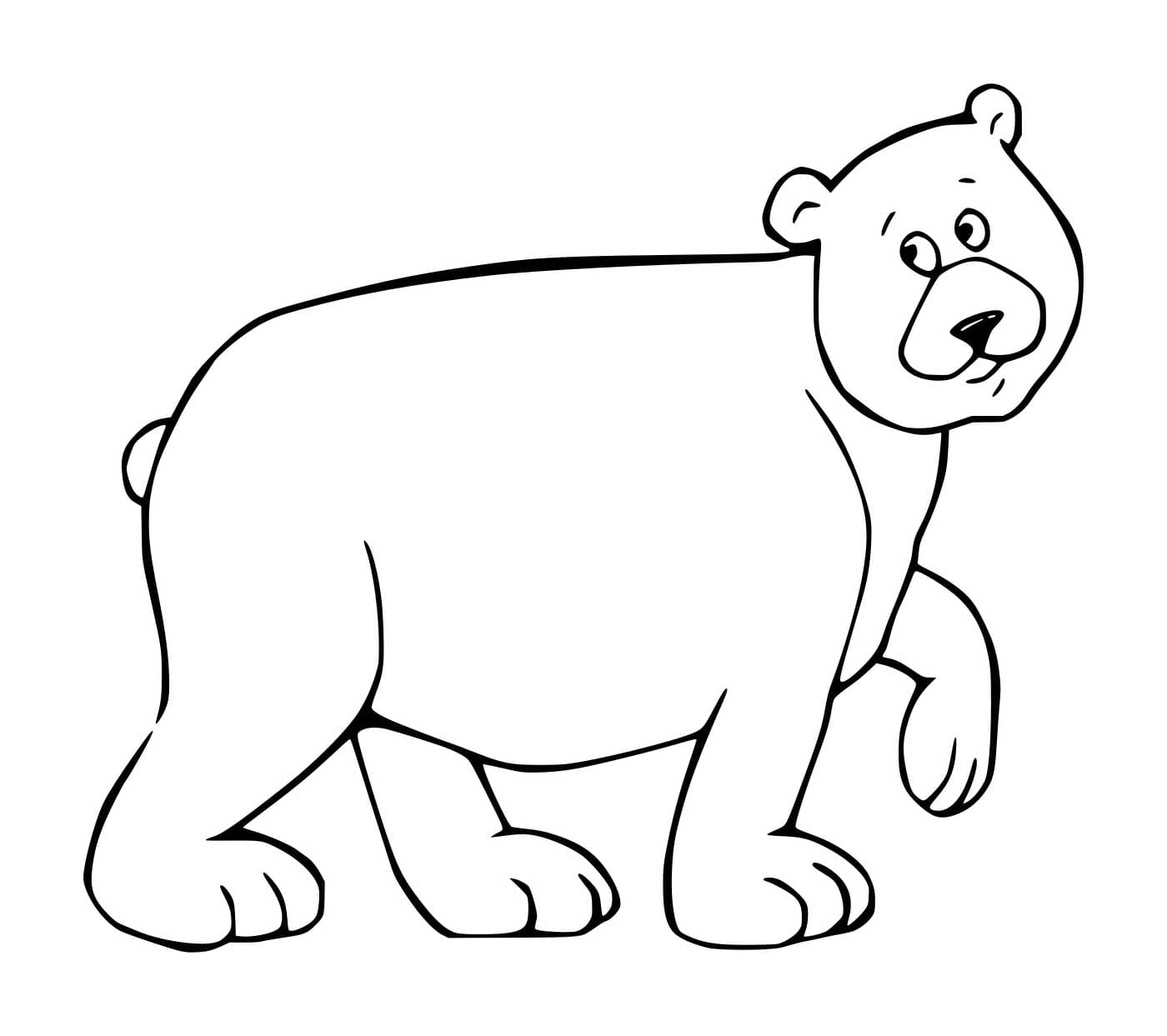 Kartun Beruang Berjalan