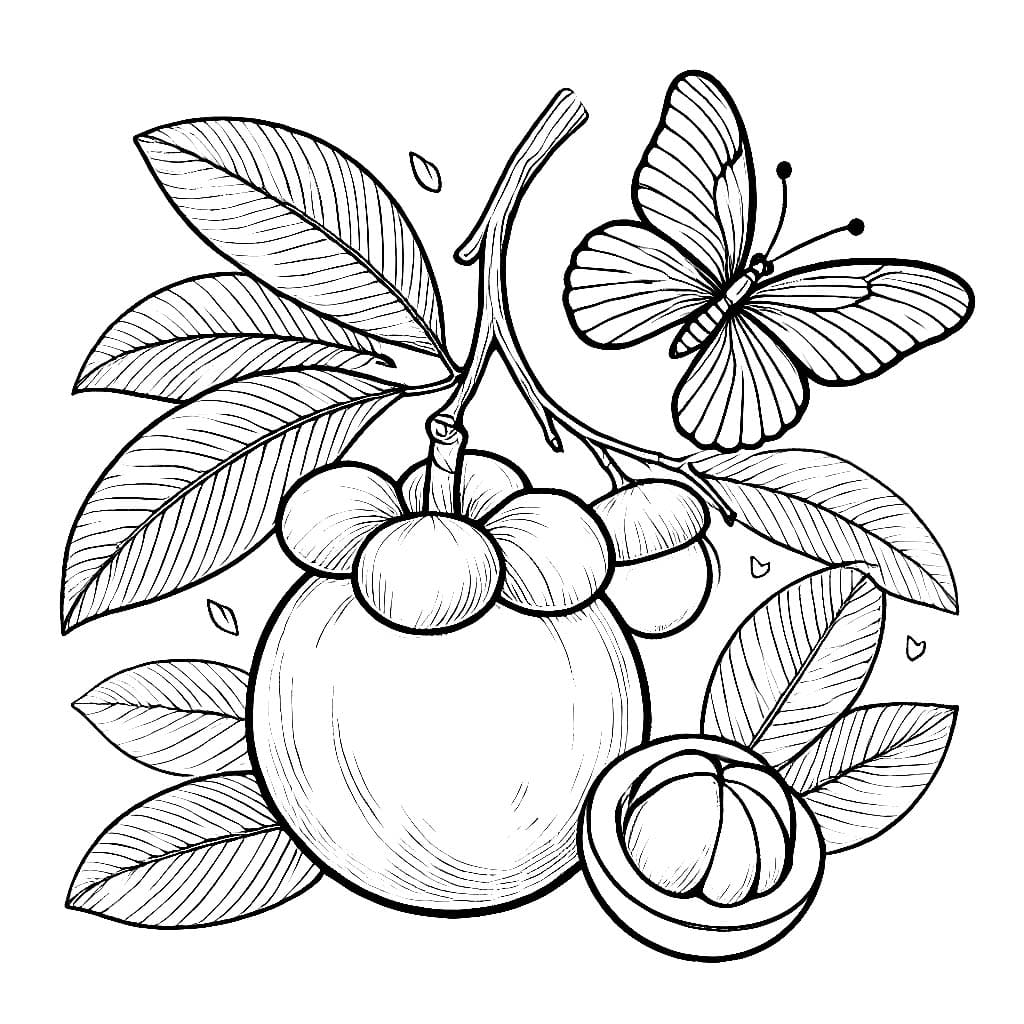 Manggis dan kupu-kupu