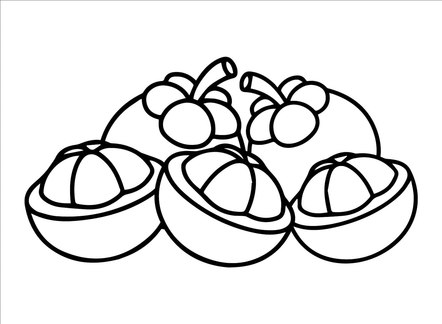 Manggis Segar yang Lezat