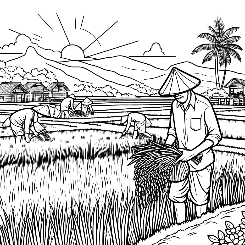 Memanen Sawah