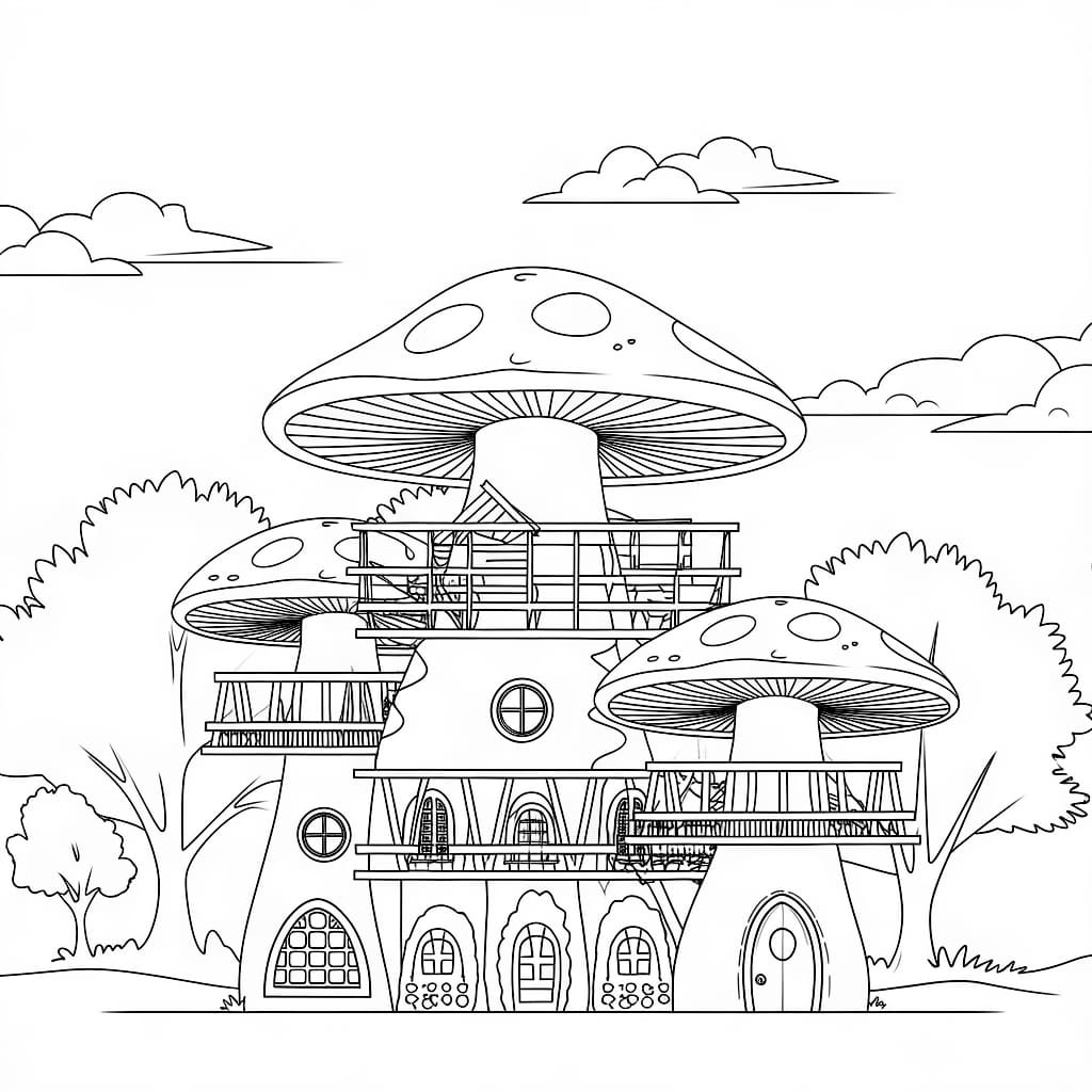 Membangun rumah jamur