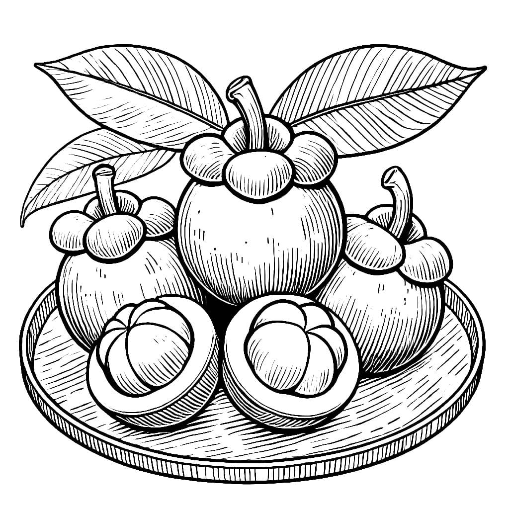 Piring Manggis Cantik