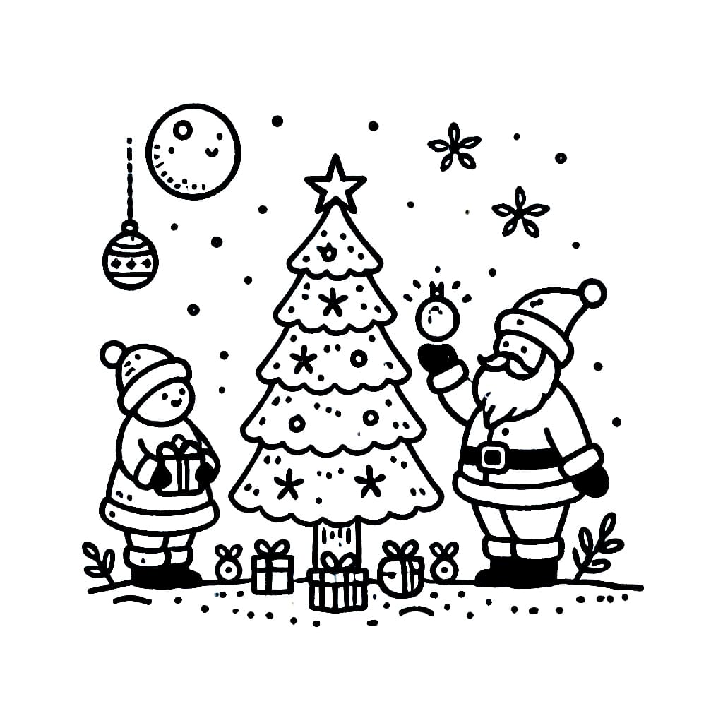 Pohon Natal dan Sinterklas