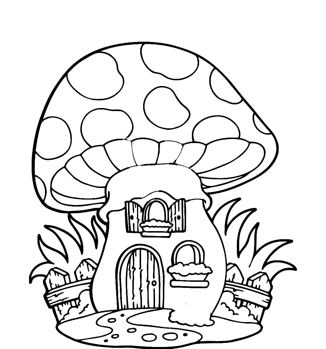 Rumah jamur Cetak gambar