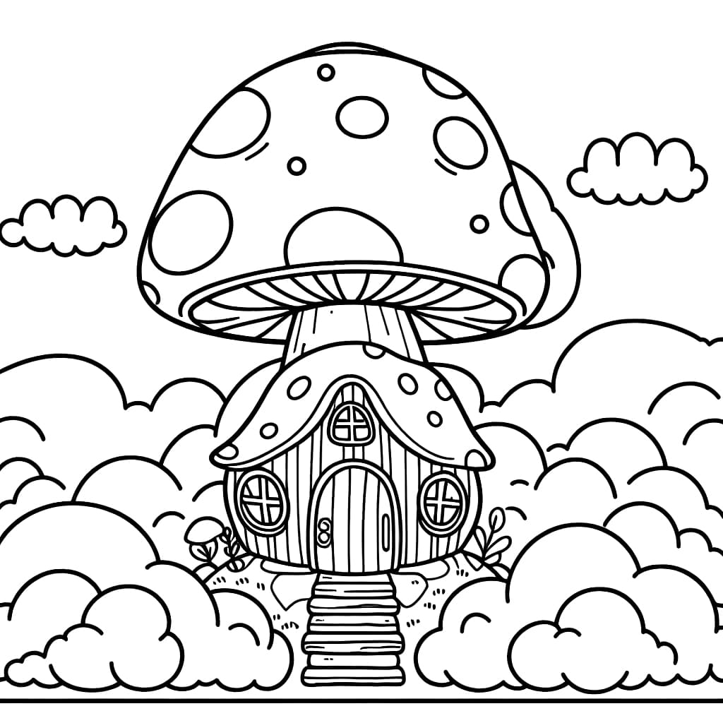 Rumah jamur di langit