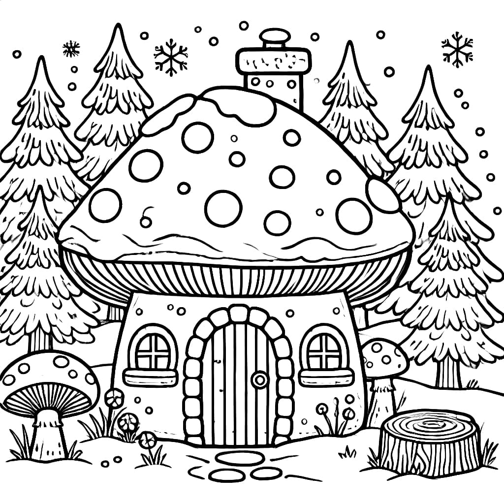 Rumah Jamur Musim Dingin