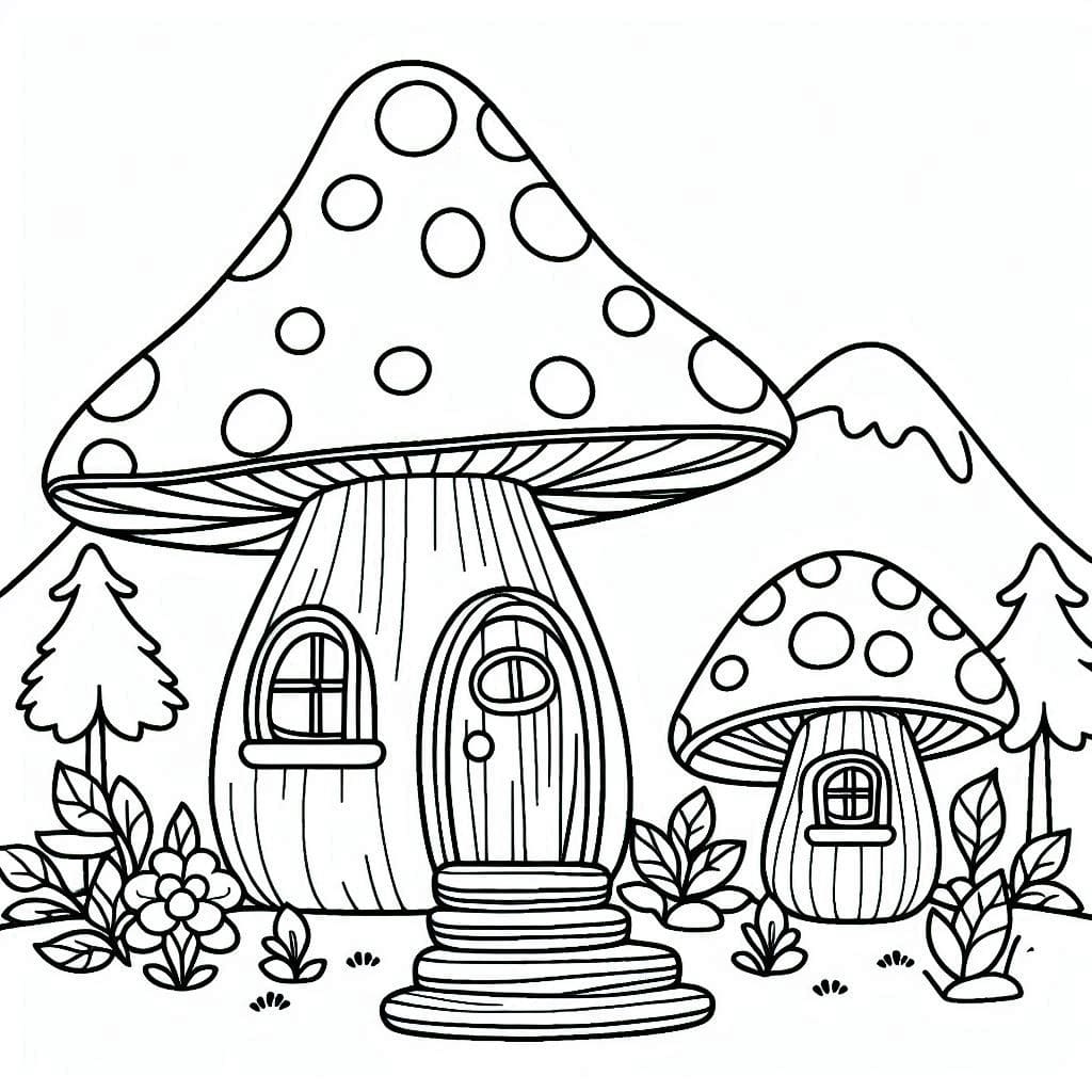 Rumah jamur sederhana