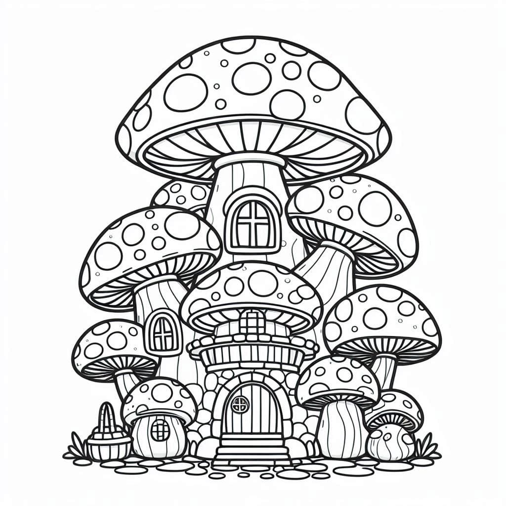 Rumah jamur yang sangat besar