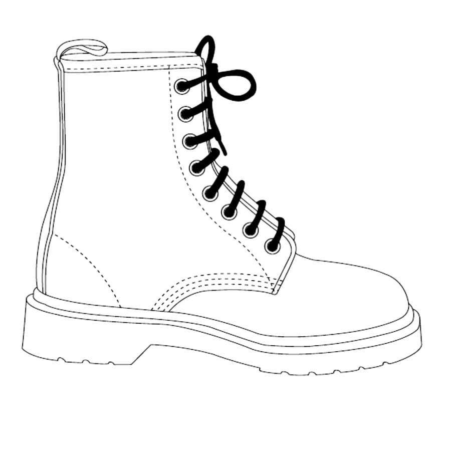 Sepatu bot terisolasi