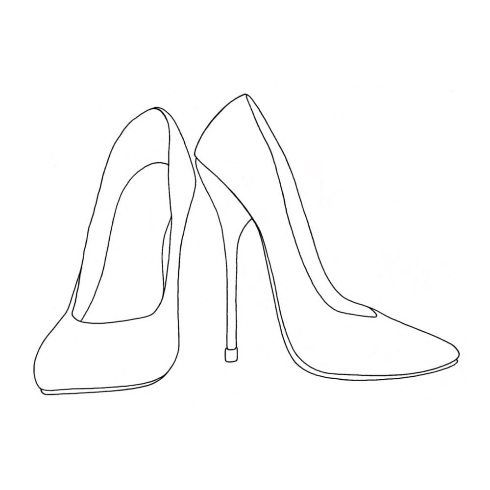 Sepatu hak tinggi wanita