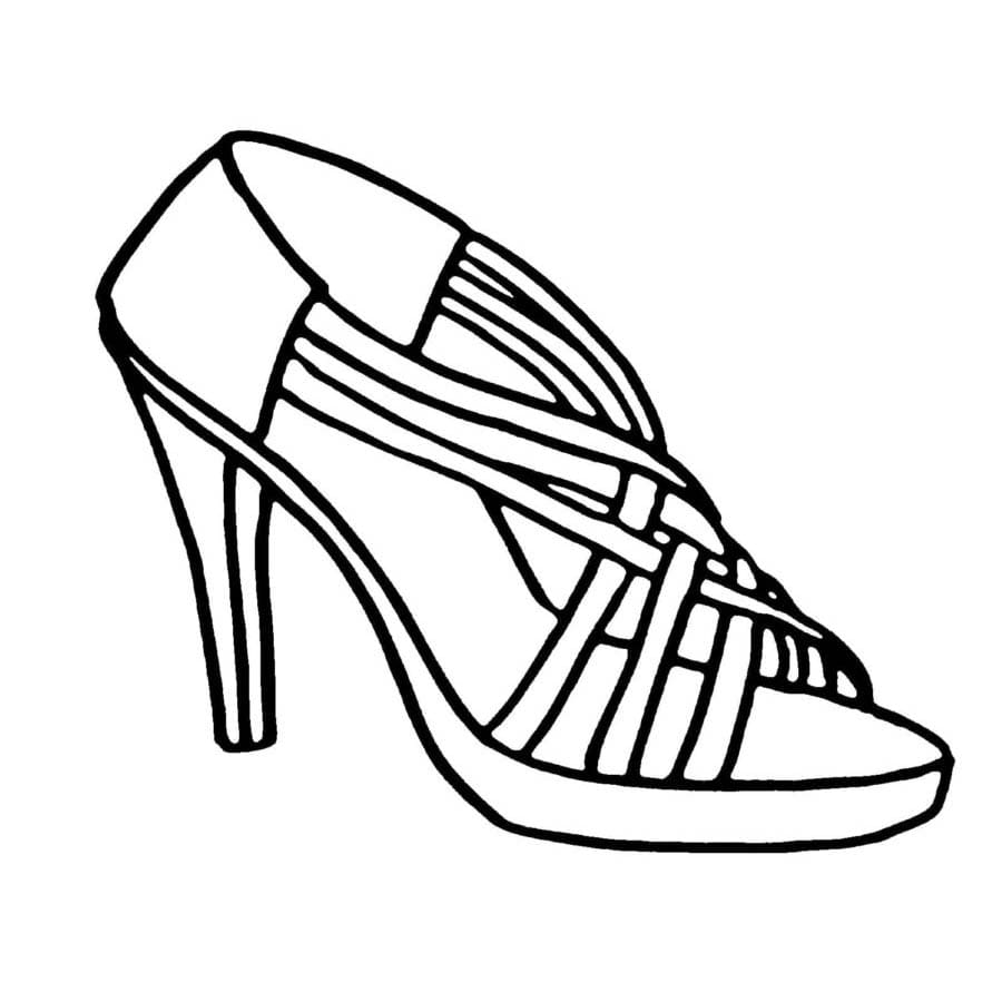 Sepatu wanita terbuka