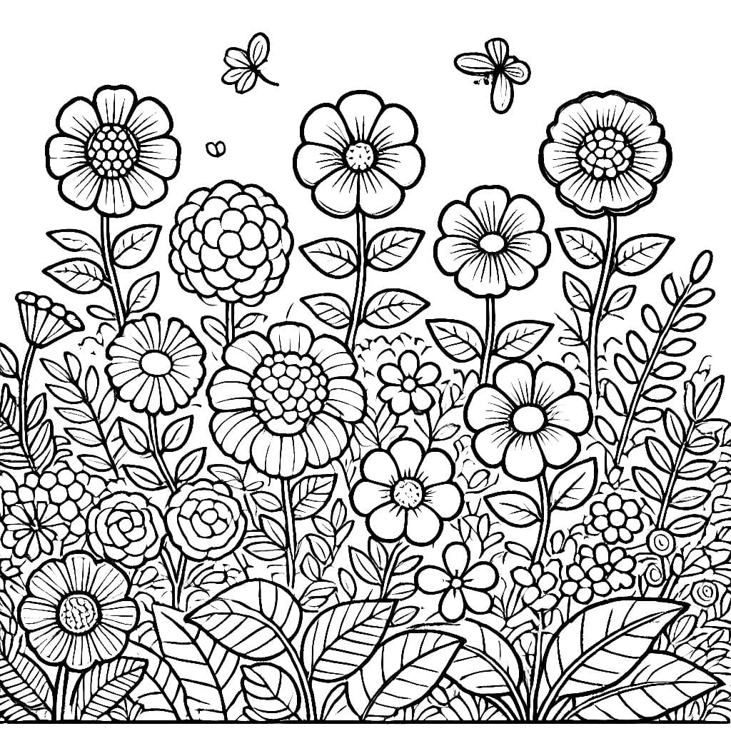 Taman Bunga Dapat Dicetak