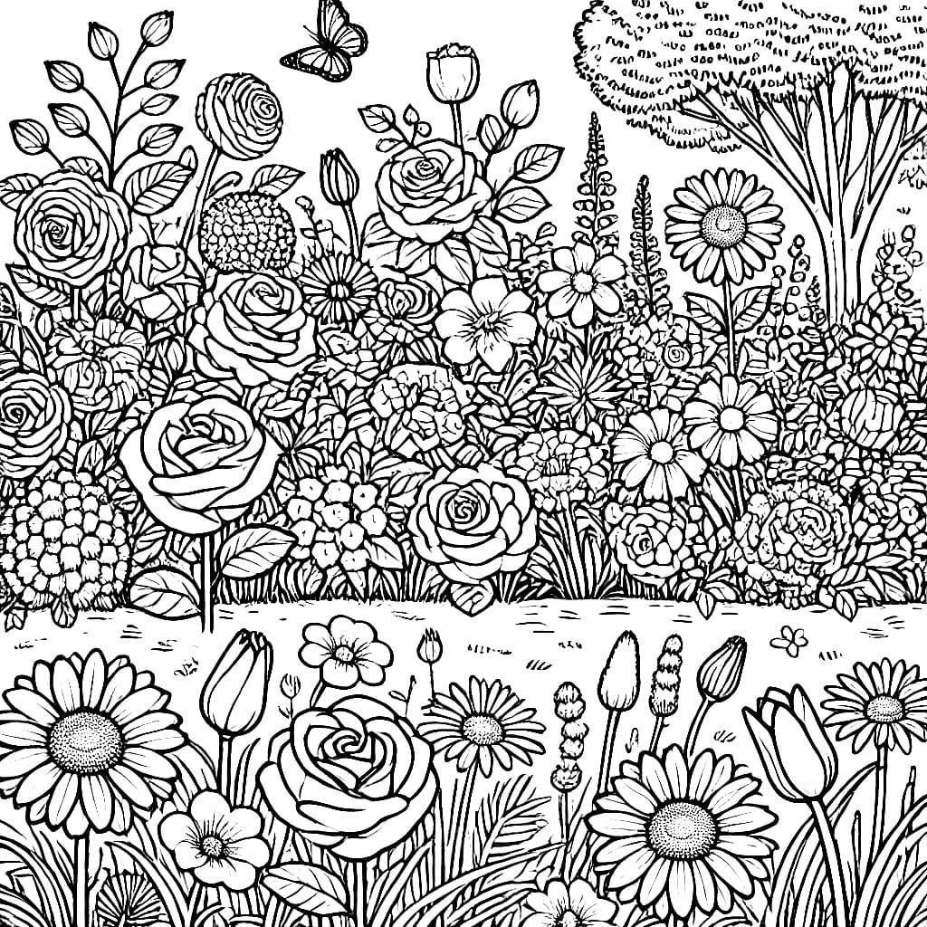 Taman Bunga itu sangat indah