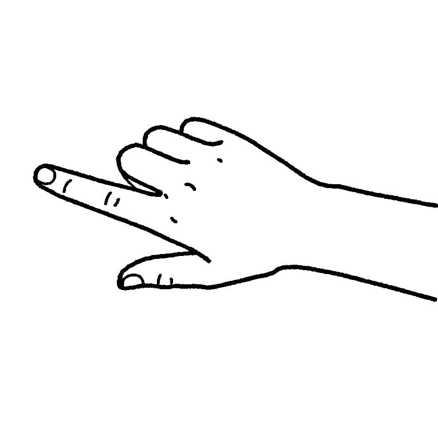 Tangan penunjuk