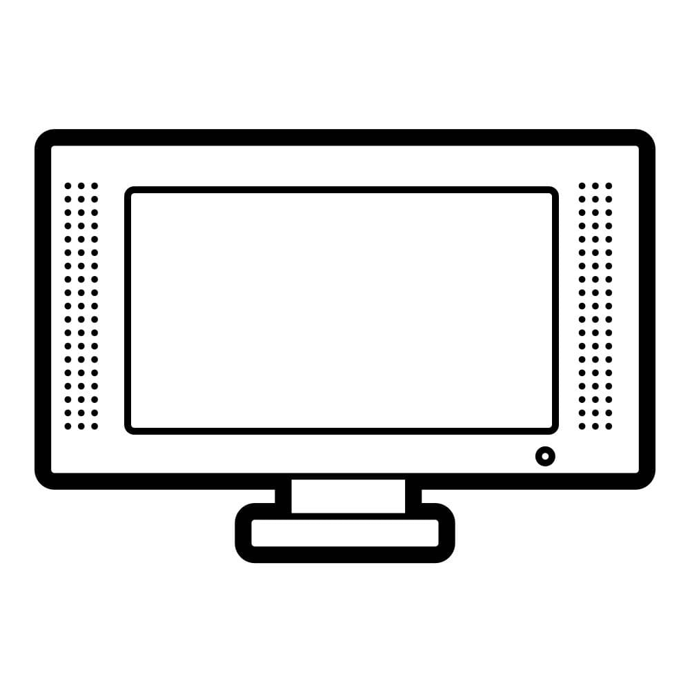 Televisi memiliki speaker