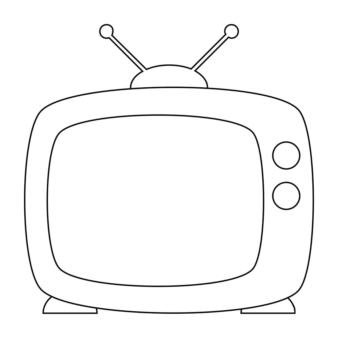 Televisi sangat sederhana