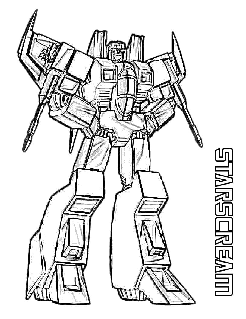 Transformers Animasi Starscream