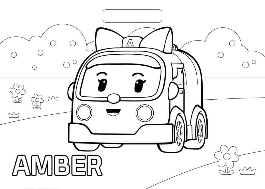 Amber dari Robocar Poli