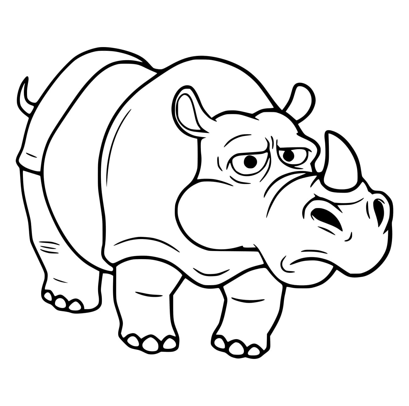 Badak Sederhana Lucu