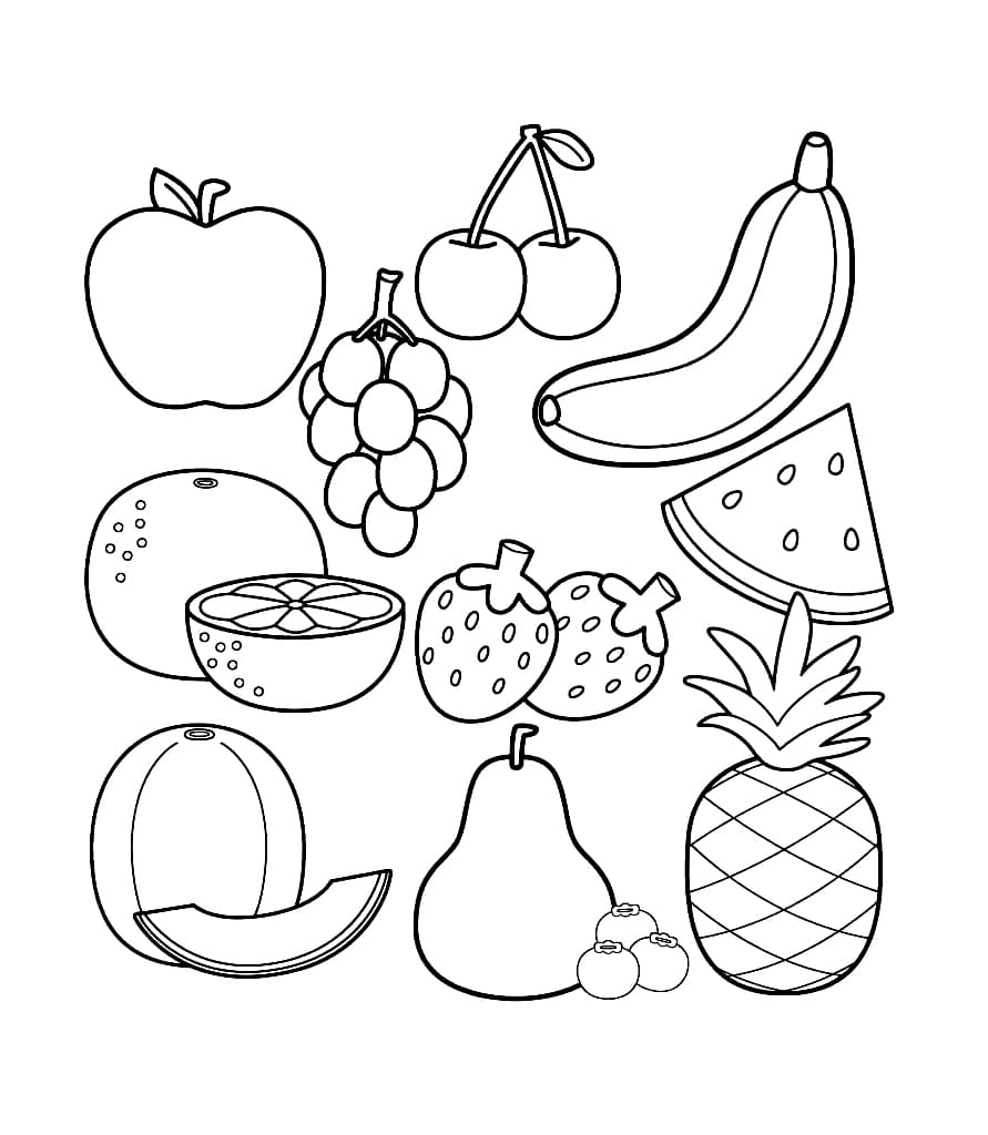 Buah lezat Makanan sehat