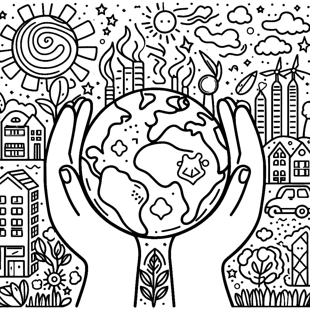 Cetak Selamatkan Bumi gratis