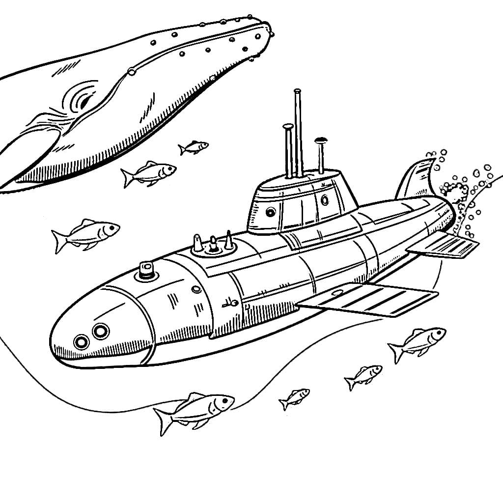 Kapal selam dan paus