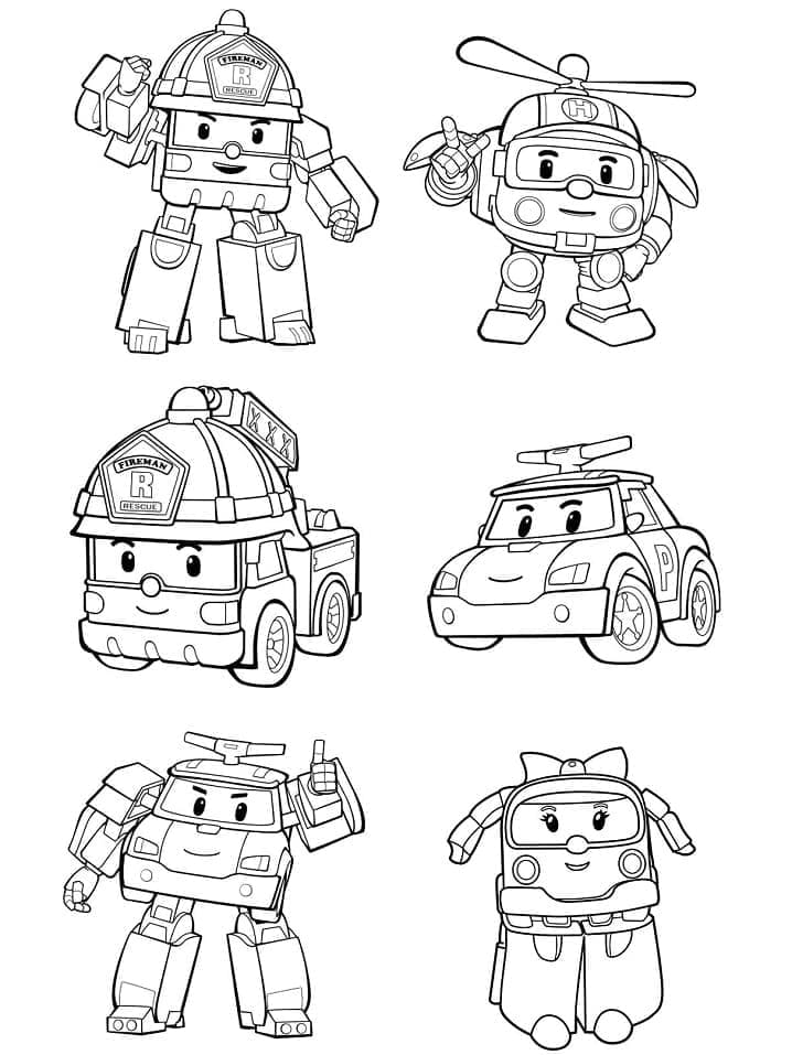 Karakter dalam Robocar Poli