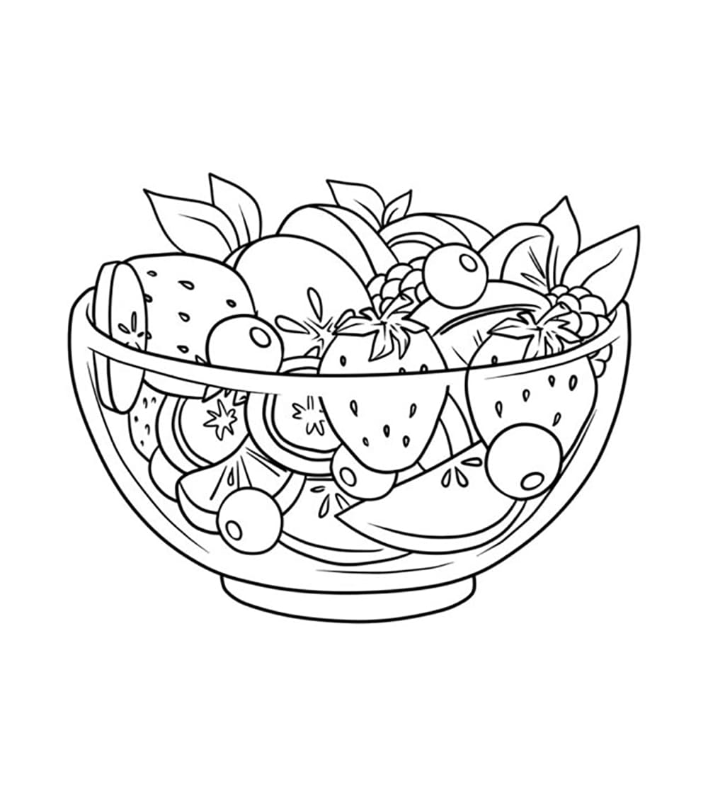 Makanan sehat dalam mangkuk