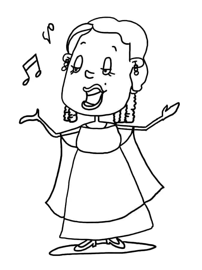 Penyanyi Opera yang dapat dicetak