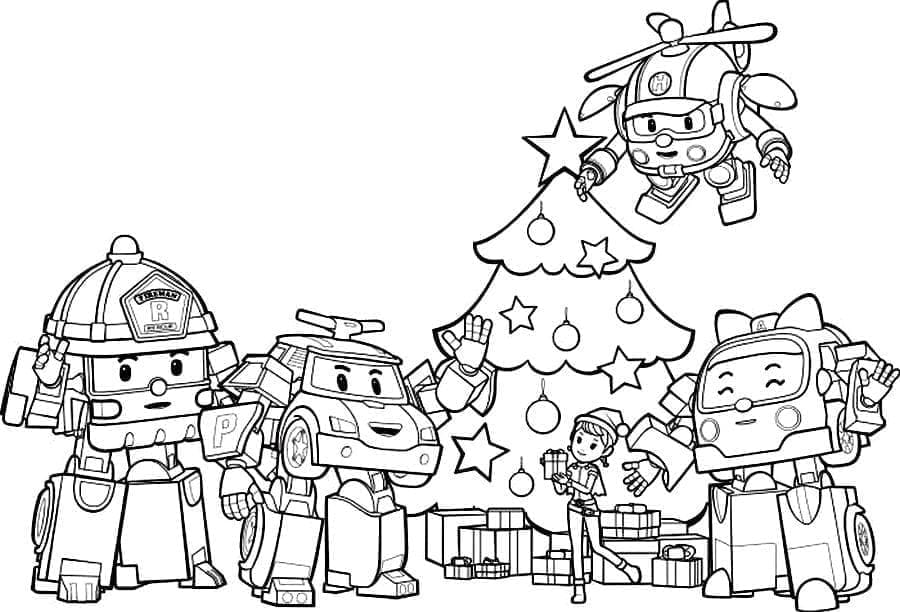 Robocar Poli di Hari Natal
