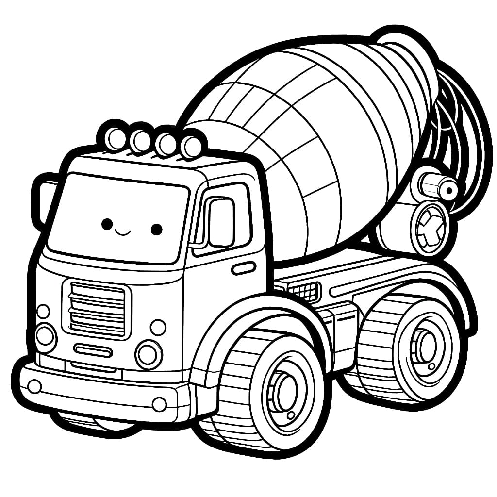 Truk Molen kartun lucu