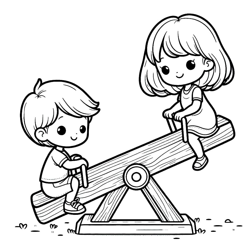 Bayi di Jungkat jungkit