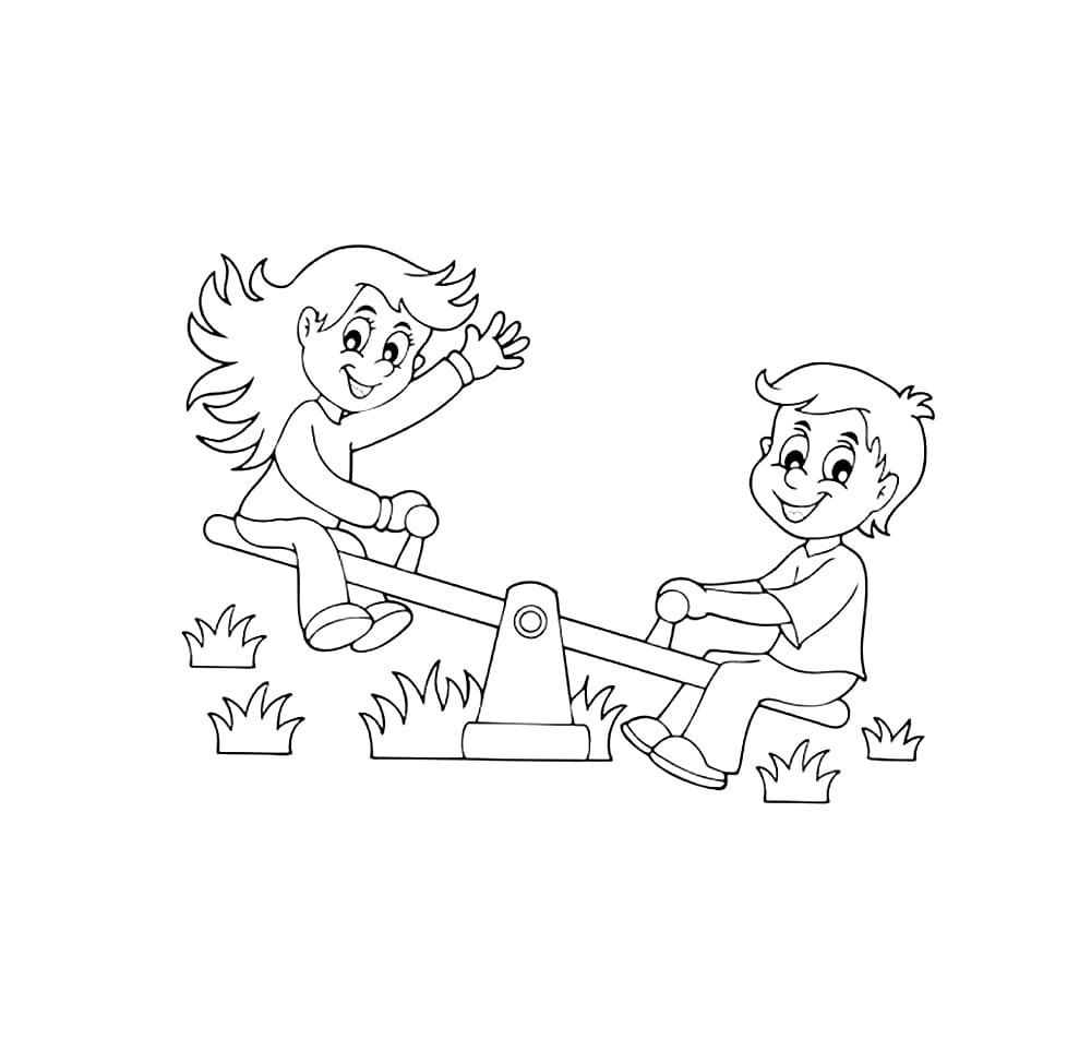 Bersenang-senang di Jungkat jungkit