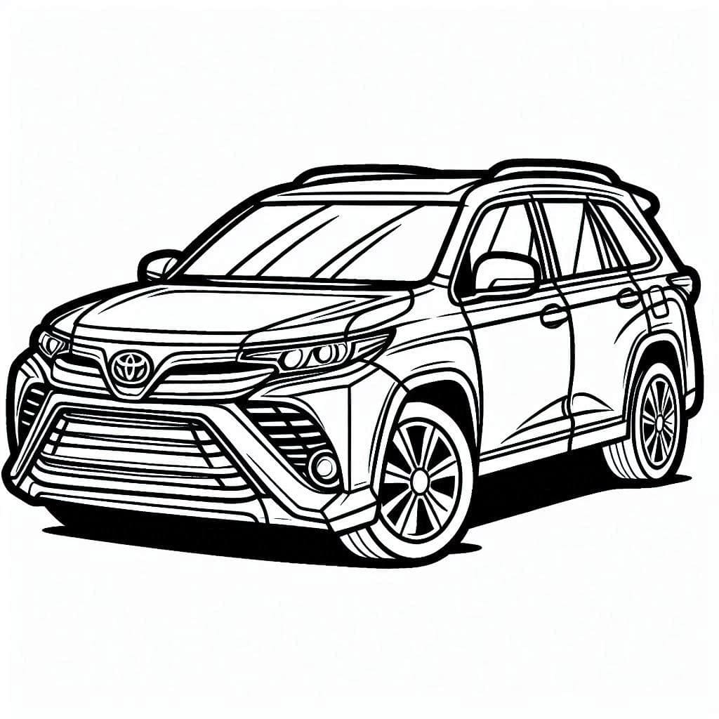 Cetak mobil Toyota yang bagus