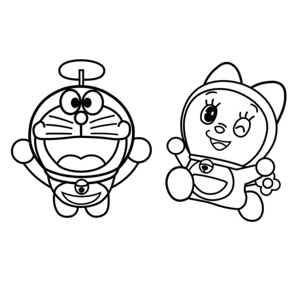 Dorami dan Doraemon terbang