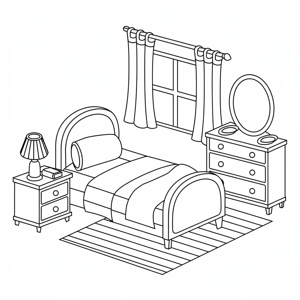 Kamar Tidur Dapat Dicetak