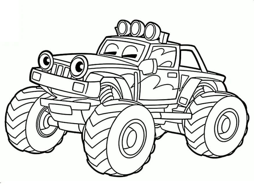 Kartun Monster Truck