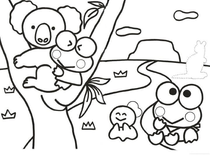 Keroppi Menonton Koala