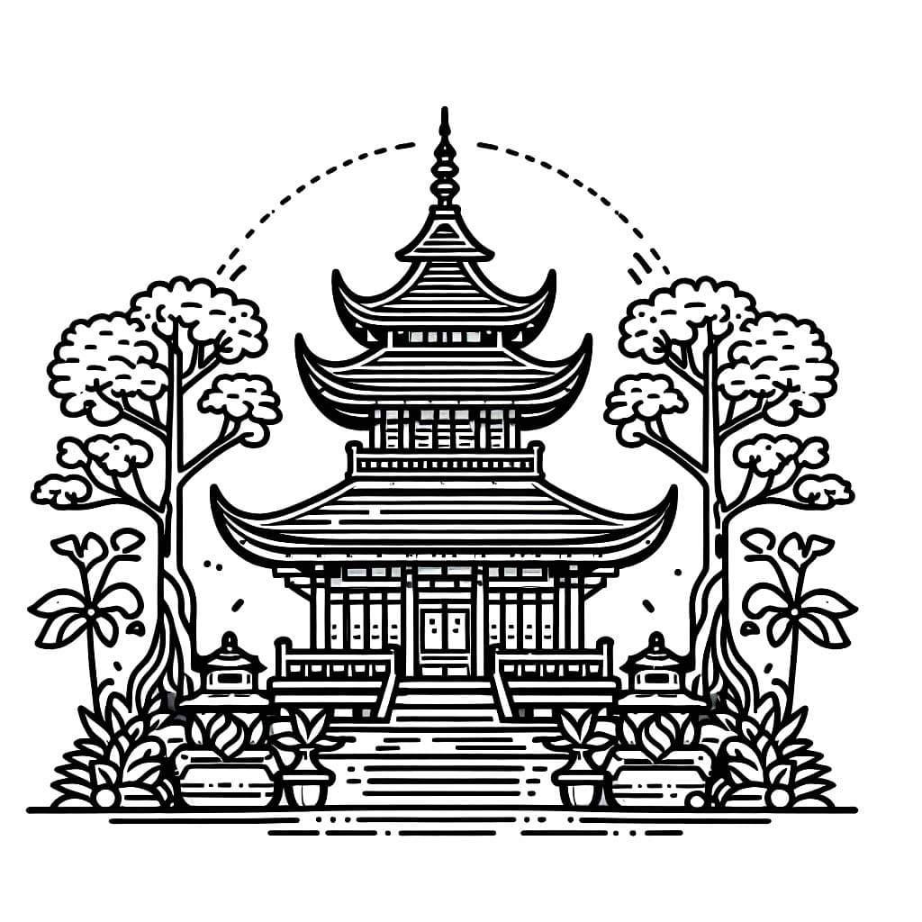 Klenteng Gambar dapat dicetak