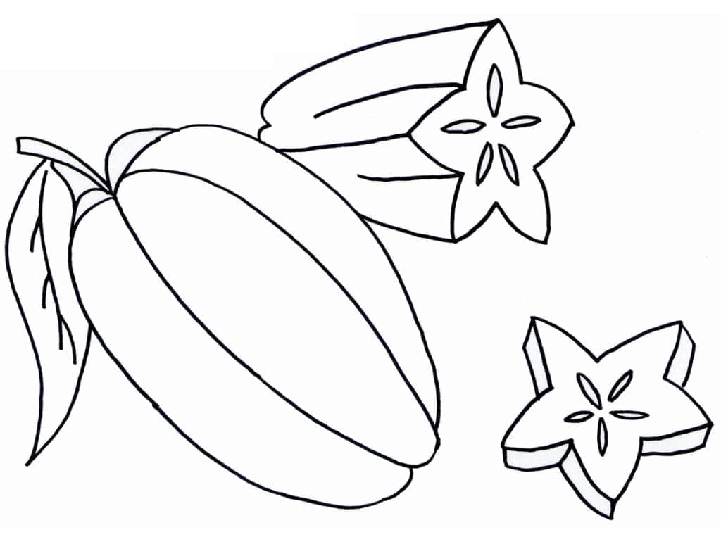 Latihan Buah Belimbing Menggambar