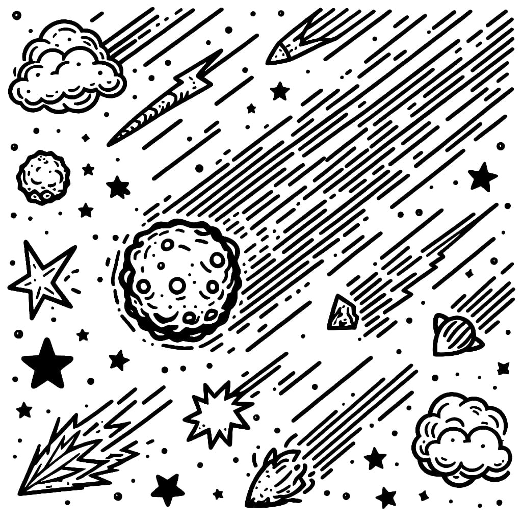 Lebih banyak meteor jatuh