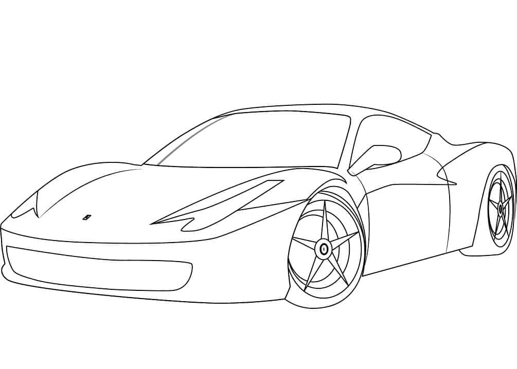 Mobil Ferrari 458